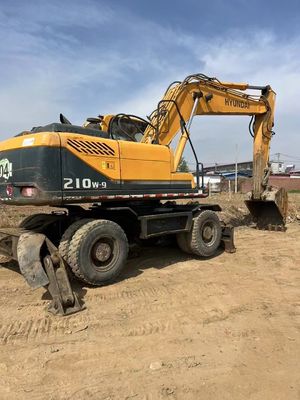 Second hand hydraulic excavator, original modern 210 wheeled excavator