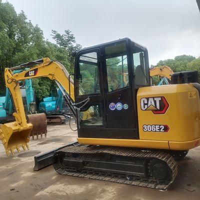 বিড়াল খননকারী 306E2 চীন থেকে ব্যবহৃত নির্মাণ যন্ত্রপাতি